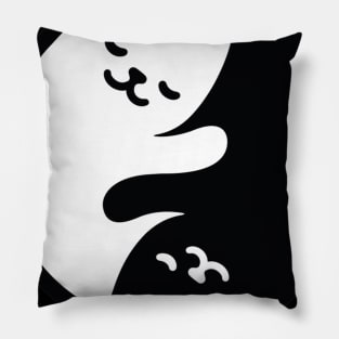 Yin Yang Cat T-shirt Love Cats Shirts-TH Pillow