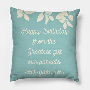 Happy Birthday Pillow