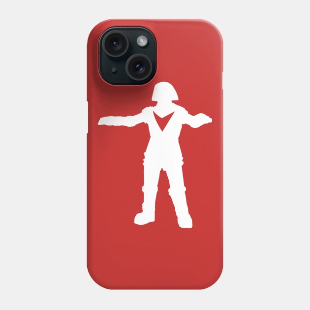 Flying Robot Standing (variant) Phone Case by GloopTrekker