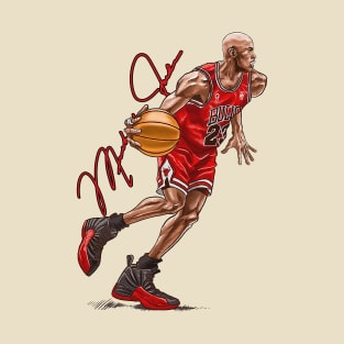 BASKETBALLART - jordan THE LAST GAME T-Shirt