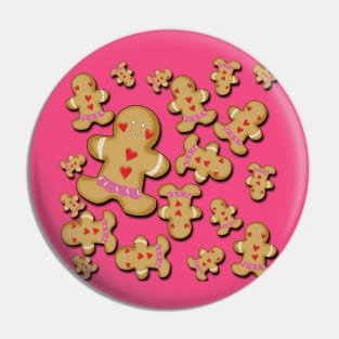 Sam the Gingerbread Cookie - Valentine's Day Pin