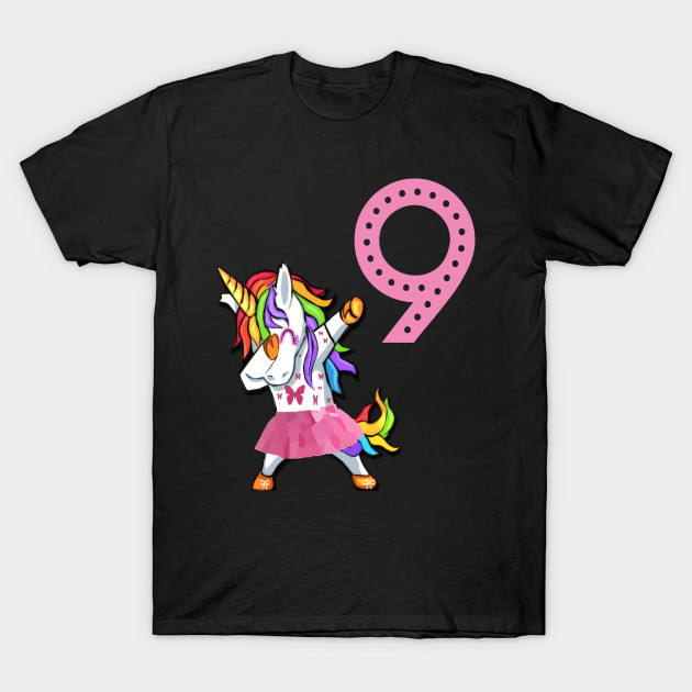 9th Birthday Unicorn Birthday Girl For 9 Years Old Girl 9th