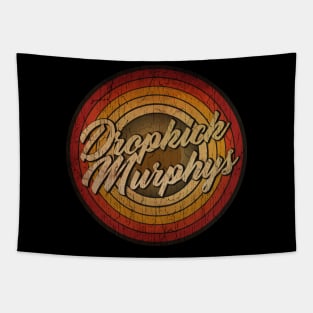 arjunthemaniac,circle retro faded Dropkick Murphys Tapestry