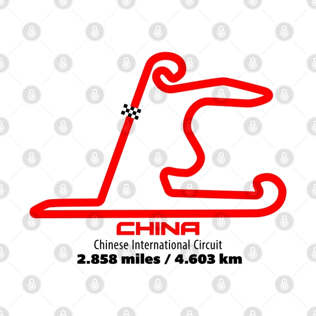 Chinese Track Graphic by Hotshots
