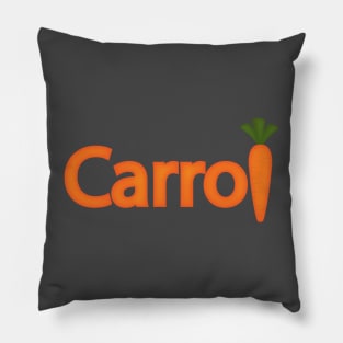 Carrot cute design Pillow