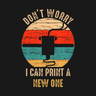 Vintage Retro 3D Printer idea for Geeks T-Shirt