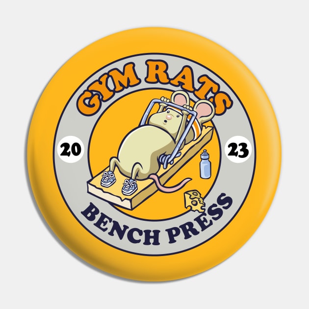 Gym Rat, Bench press Mouse trap 2023 Pin by BOEC Gear