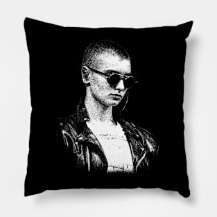 Vintage Sinead O'Connor White Pillow