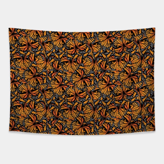 Monarch Butterfly Pattern Tapestry by Eclectic At Heart