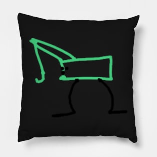 green crunk Pillow