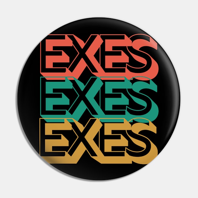 Retro Exes Pin by Rev Store