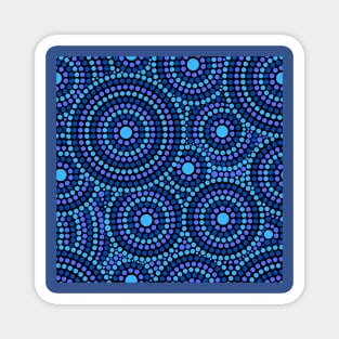 Awesome Aboriginal Dot Art Magnet