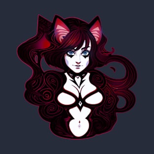 Goth Catgirl T-Shirt