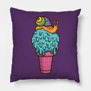 Crazy Snail Cone Pillow