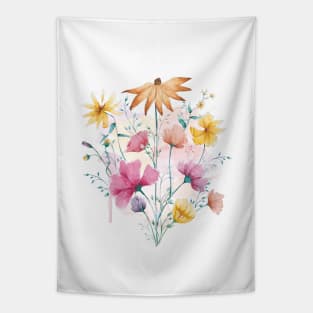 Romantic Flowers Tapestry