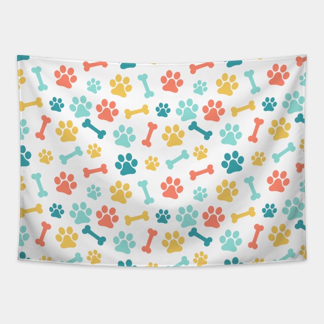 Puppy Celebration Tapestry by BF Patterns