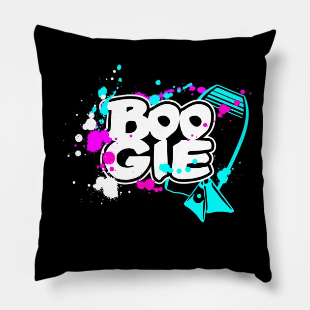 Splat Boogie 2 Pillow by thesurfshirtco