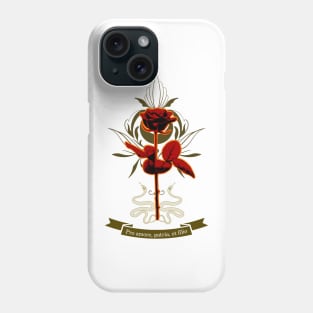 Pro amore, patria, et filio Phone Case