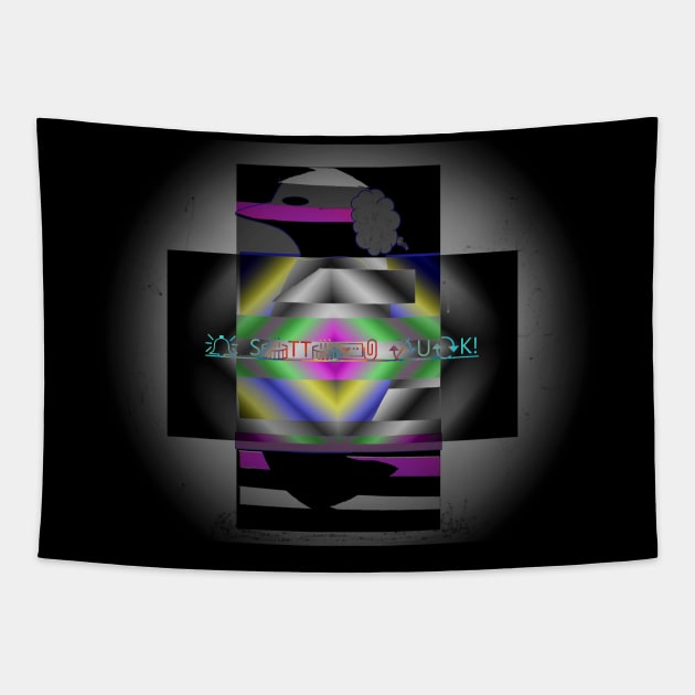 FUTURISTIC SITTING DUCK Tapestry by St3ff_Ann_J3ff