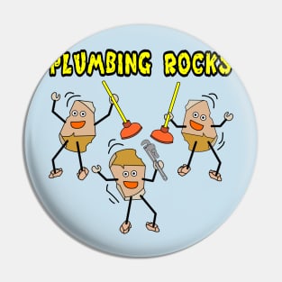 Plumbing Rocks Pin