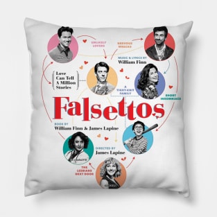 Falsettos Poster 2016 Pillow