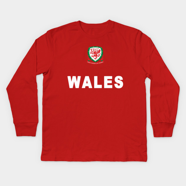 Wales Original Football Jersey Welsh National Soccer Kids Long