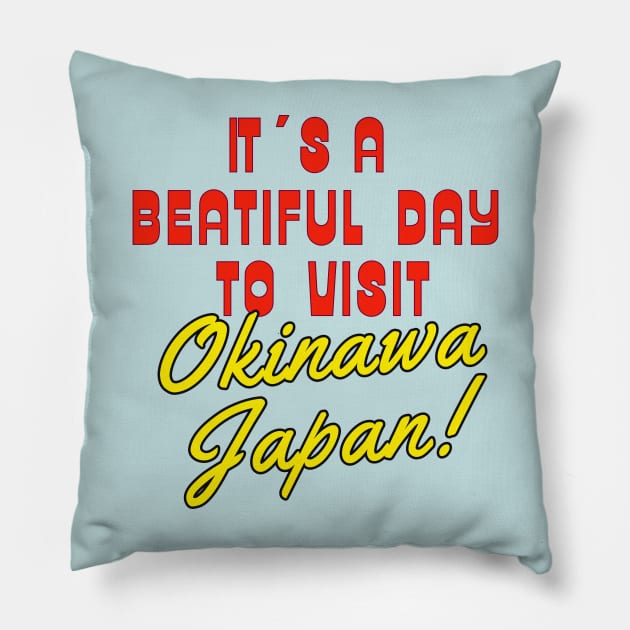 Okinawa Japan. Gift Ideas For The Travel Enthusiast. Pillow by Papilio Art