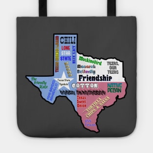 Texas State Symbols Tote