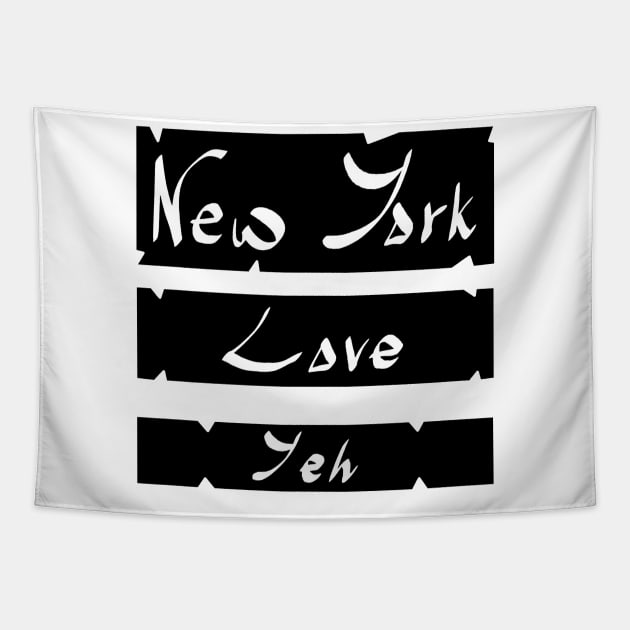 New York Love Yeh Tapestry by All King