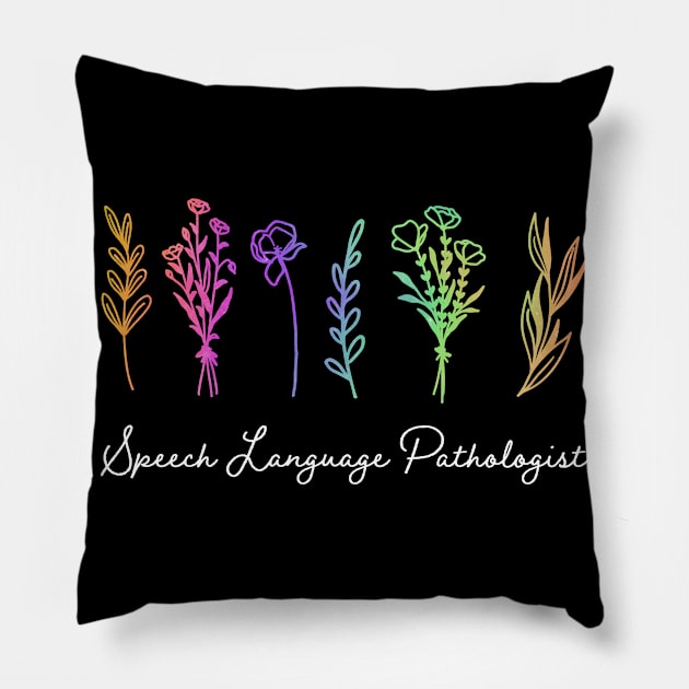 Speech Language Pathologist Pillow by ithacaplus