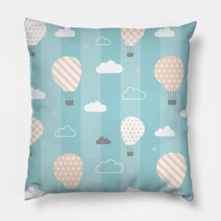 Sweet dreams balloons & clouds for babies Pillow