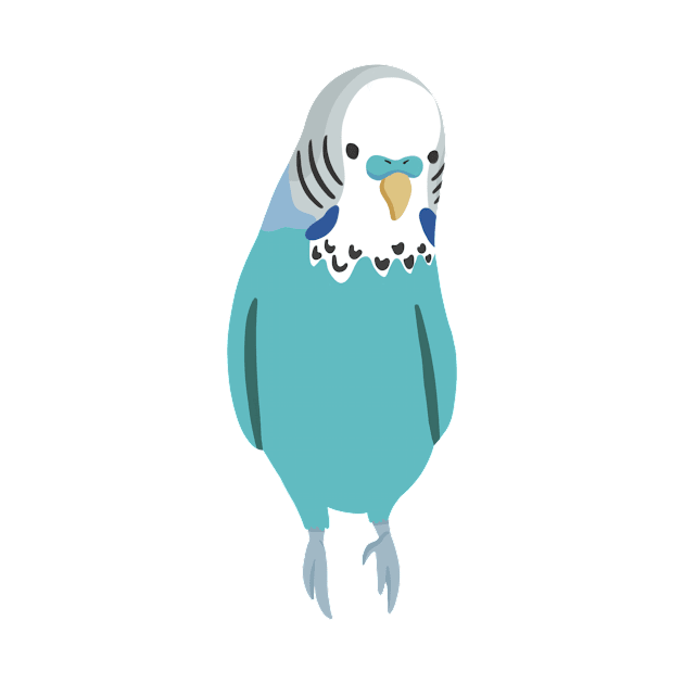 Blue Budgie by Reeseworks