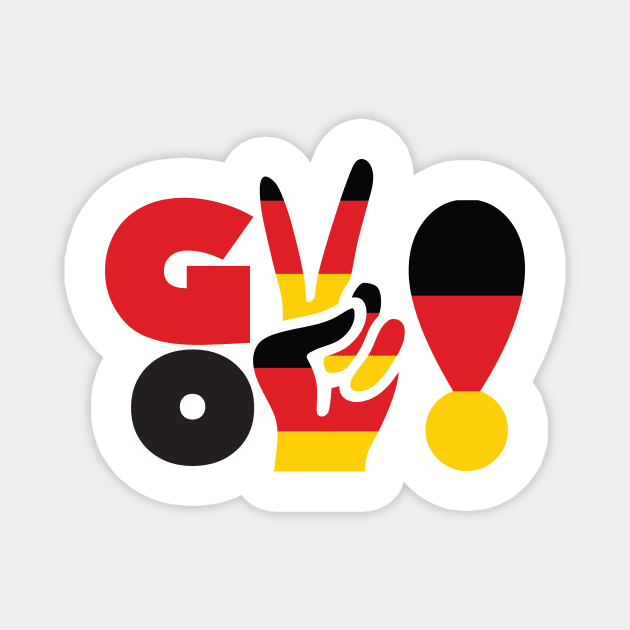 German Pride Design Magnet by jazzworldquest