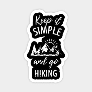 Mountains Hiking Magnet