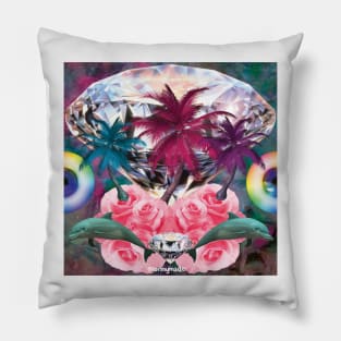 dolphin tropics Pillow