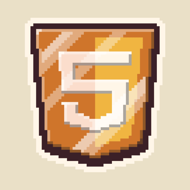 HTML5 Metallic PixelArt by astrellonart