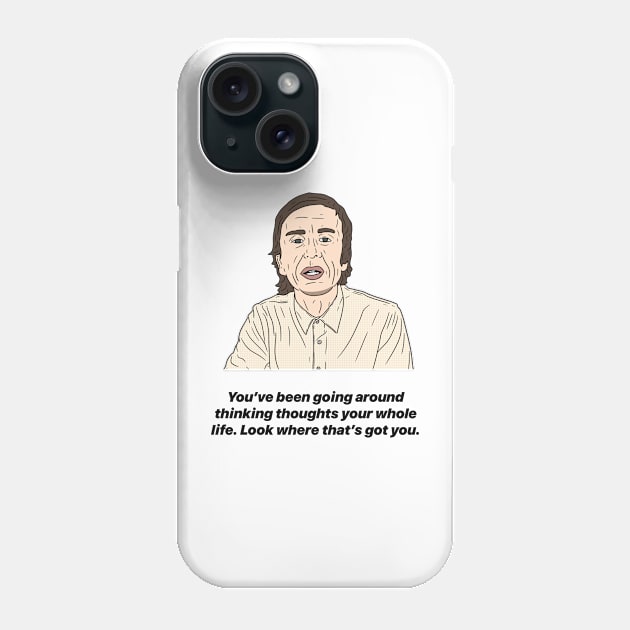 SUPER HANS | THINKING THOUGHTS Phone Case by tommytyrer