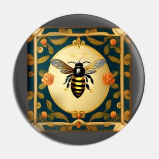 Vintage Bee Pattern Pin