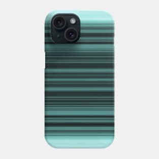 stripes in teal and mint Phone Case