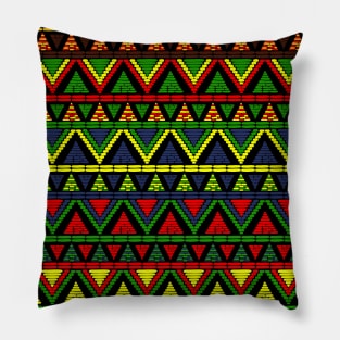 African Tribal Pattern Pillow