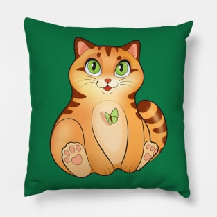 Cute kitten, Red Kitty Cat Pillow