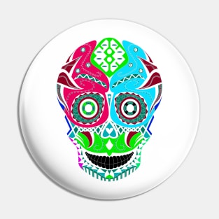 mucha lucha mask ecopop Pin