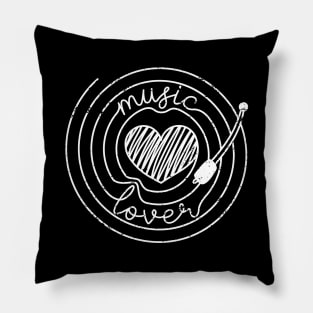 Vinyl music lover Pillow