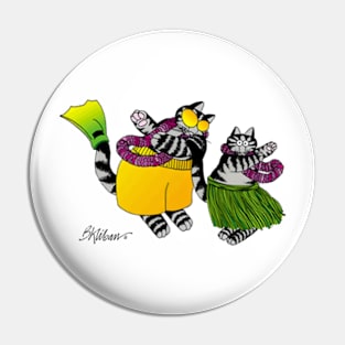 B kliban cat - dancing cat Pin