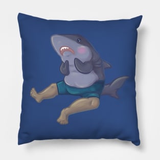 Reverse Mermaid - Shark Pillow