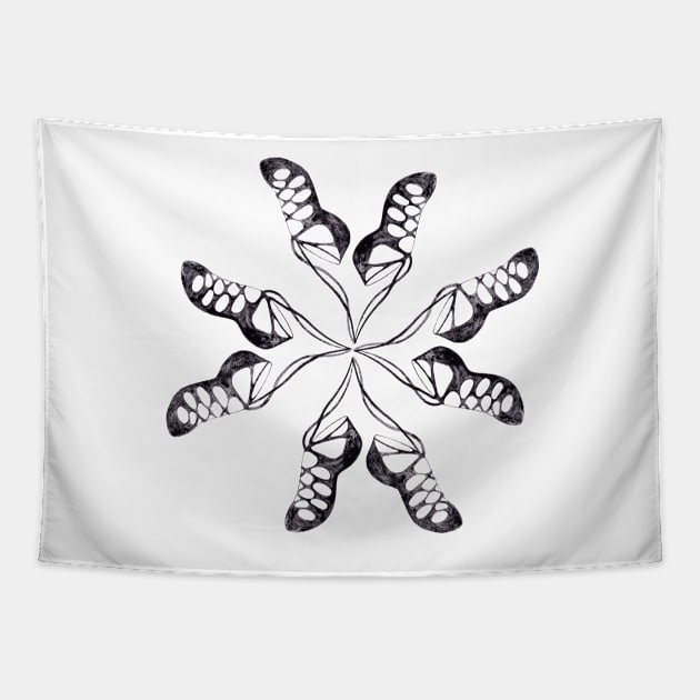 Irish Dance Soft Shoe Wheel Tapestry by DreamsofTiaras