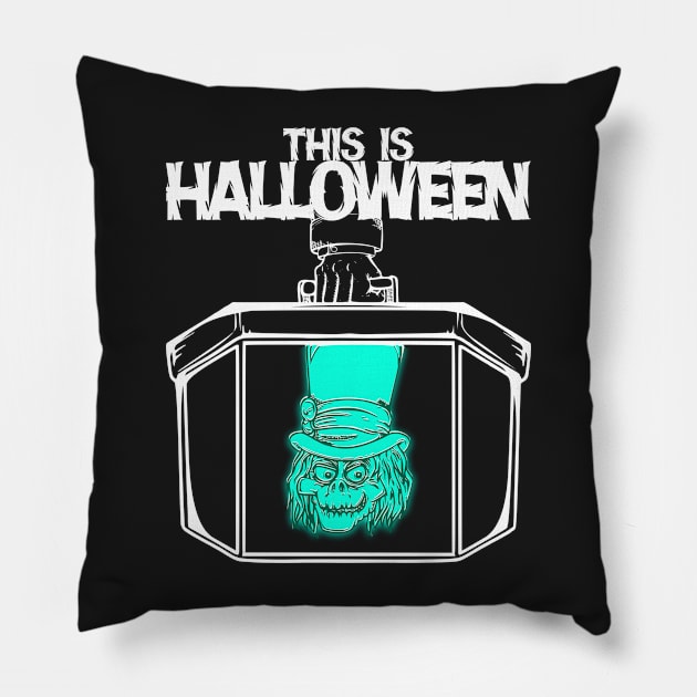 This is Halloween Hatbox Pillow by RDandI