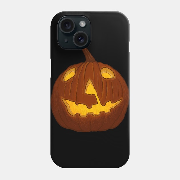 Halloween Jack o Lantern Phone Case by BrianPower