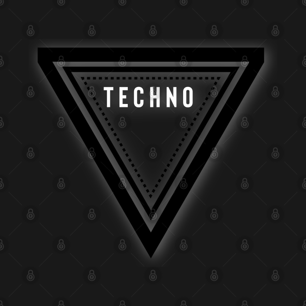 Techno logo Techno TShirt TeePublic