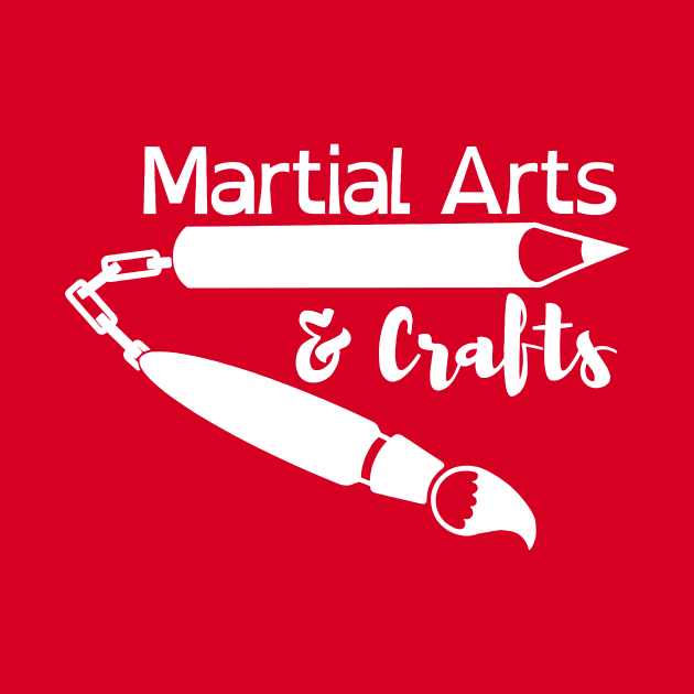Martial Arts & Crafts Logo - White by Martial Arts & Crafts